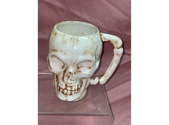 Cool Ceramic Skull Mug - Creepy Halloween Decor