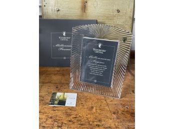 Waterford Crystal Millennium Frame - Made In Ireland NEW With Box