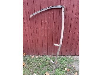 Antique Scythe - Halloween Grim Reaper Farm Tool