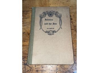 1928 Judaism & The Jew - Rabbi Maurice Harris - Antique Book