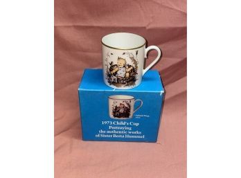 1973 Berta Hummel Child's Cup With Box