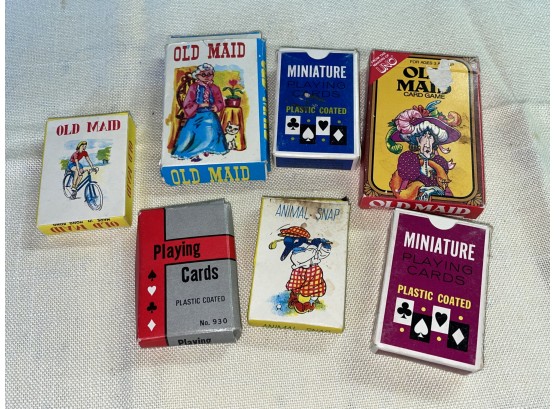 (Lot Of 7) Vintage Card Games