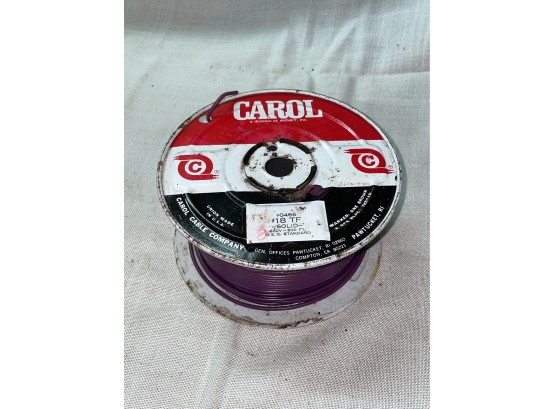 Carol Cable #0466 #18 TF Solid Wire 600 Volt N.E.C. Standard