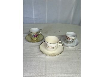 Vintage Teacup Lot - Antique Porcelain
