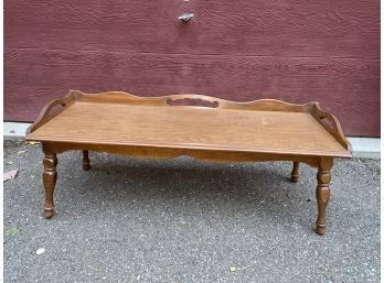 Vintage Maple Coffee Table - 4 Feet Long