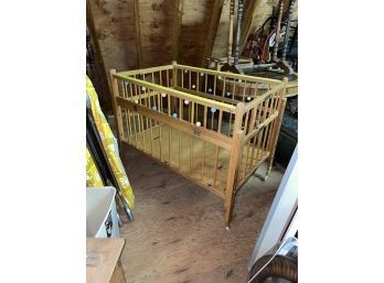 Antique Baby Crib - Not For Baby Use - Display, Decor