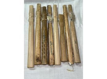 Lot Of 8 Wood Hammer, Hatchet Handles