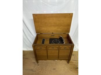 Vintage Record Player In Cabinet - Bradford Solid State