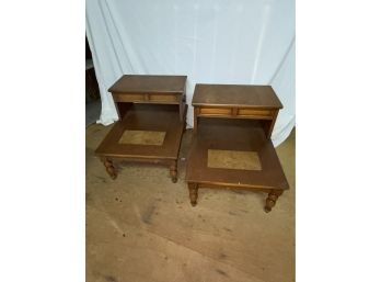 Vintage Pair Of LANE End Tables/Lamp Tables