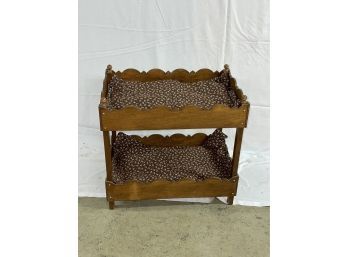 Vintage 2 Level Cat Bunk Bed