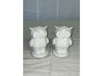 (2) Vintage Ceramic Owl Incense Burners