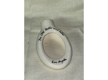 Los Angeles, CA Souvenir Ashtray 'For Old Butts And Ashes' Vintage Ceramic