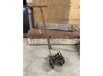Antique Dille & McGuire Push Trimmer & Edger - Reel Lawn Mower