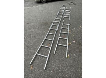 Sectional Aluminum Window Washing/Cleaning Ladder - Manhattan Ladder Co.