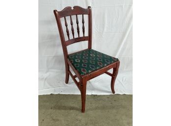 Nice Painted Red Antique Chair
