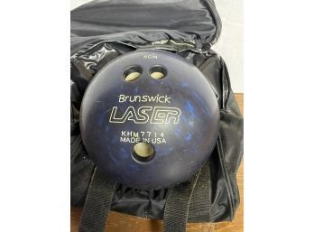 Brunswick Laser Bowling Ball & Bag
