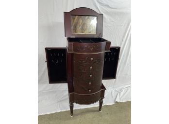 Wonderful Tall Jewelry Chest - Tons Of Storage