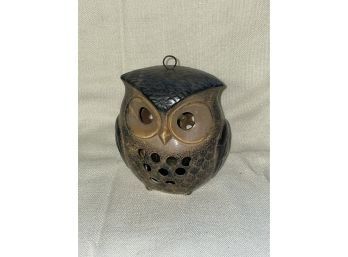 Vintage Ceramic Owl Candle Holder