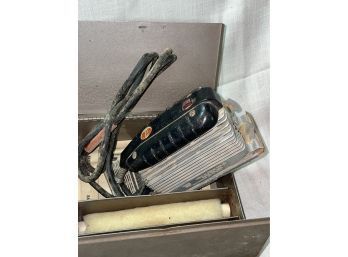 Vintage Dremel Electric Sander, Polisher In Metal Box