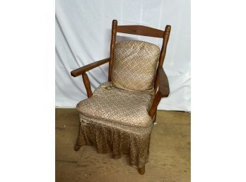 Vintage Wood Rocking, Spring Bouncer Chair