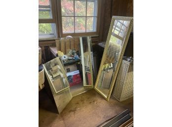 Lot Of 3 Vintage Mirrors