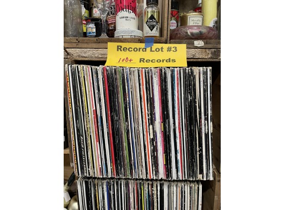 Lot #3 (Over 100) Vinyl Records DJ Music Collection