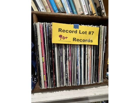 Lot #7 (Over 90) Vinyl Records DJ Music Collection