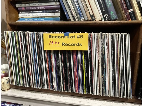 Lot #6 (Over 180) Vinyl Records DJ Music Collection
