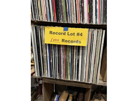 Lot #4 (Over 100) Vinyl Records DJ Music Collection
