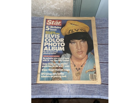 Elvis Color Photo Album 'The Star' Tabloid Newspaper April 1979