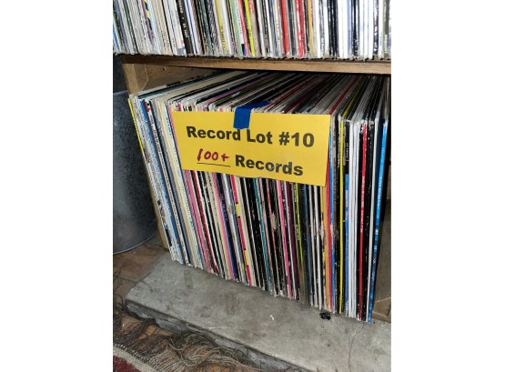Lot #10 (Over 100) Vinyl Records DJ Music Collection