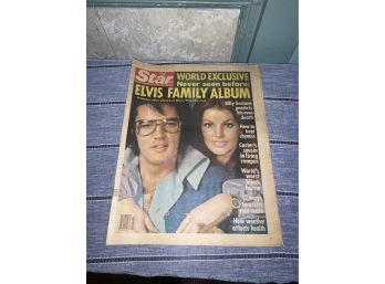 1977 'Elvis Family Album' The Star Tabloid Newspaper