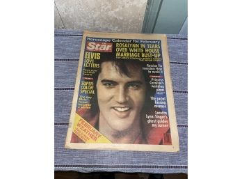 1978 Elvis Love Letters 'The Star' Tabloid Newspaper