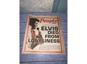 1977 Elvis Tribute 'Modern People' Tabloid