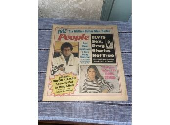1977 Elvis 'Modern People' Tabloid Newspaper