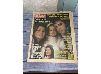 1977 'Christmas Without Elvis' The Star Tabloid Newspaper