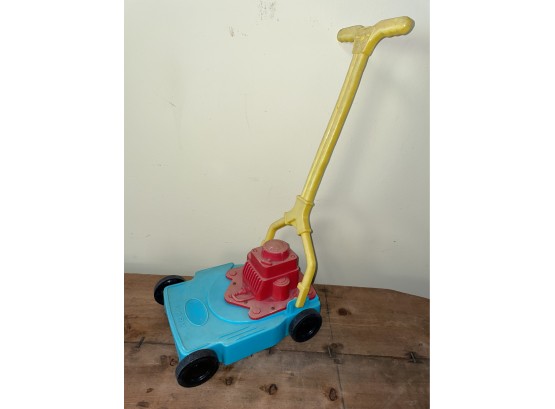 Vintage Toy MARX Lawn Mower With Working Clicker