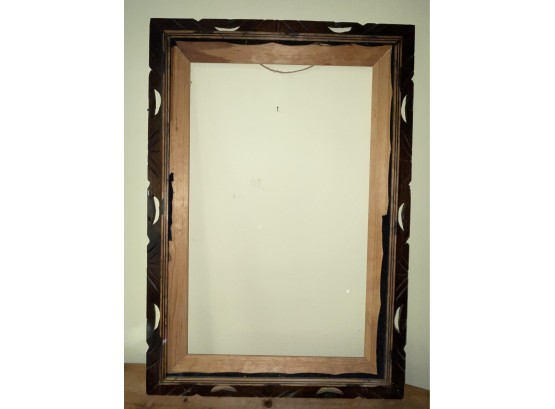 Large Vintage Wood Frame
