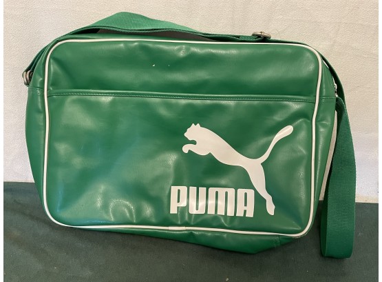 Green PUMA Messenger Bag, Laptop Case