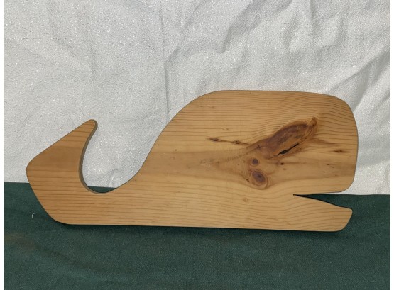 Whale Shaped Wooden Cutting Board