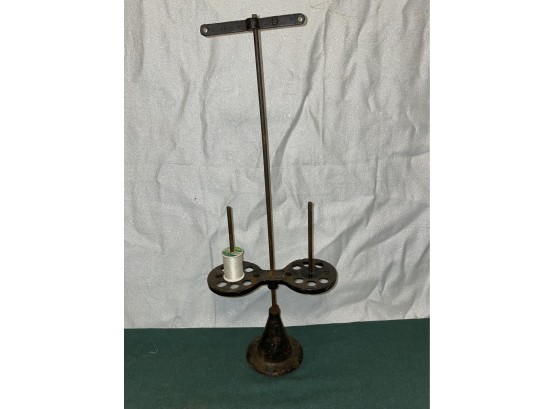 Antique Cast Iron Thread Spool Holder - Vintage Tailor, Seamstress Collectible
