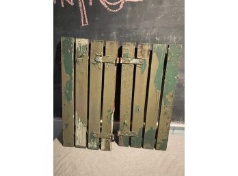 Vintage Red And Green Shutters (Pair #1, Small)