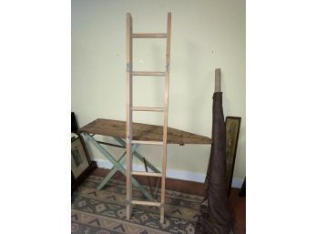 6 Foot Long Ladder Style Ceiling Hanging Kitchen Pot Rack
