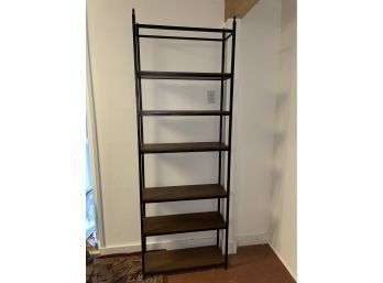 Large Iron & Wood Shelf, Etagere - Great For Books, Collections Or Store