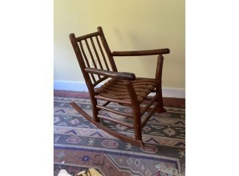 Vintage Old Hickory Rocking Chair - Rustic Country Furniture