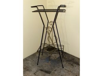 Vintage Wire Table/Music Stand - Treble Clef Motif