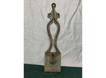 Decorative Iron & Wood Antique Industrial Salvage Piece