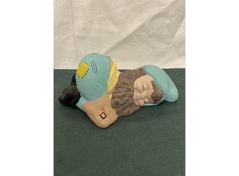 Ceramic Sleeping Gnome (#1)