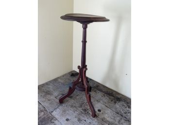 Antique Wood Candle Stand