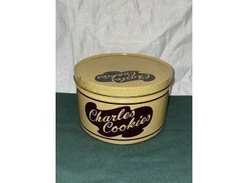 Vintage Charles Cookies Advertising Tin